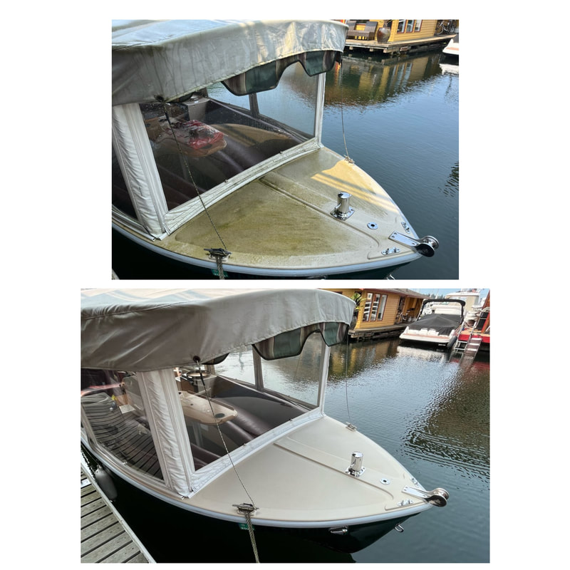 boat cleaning and waxing