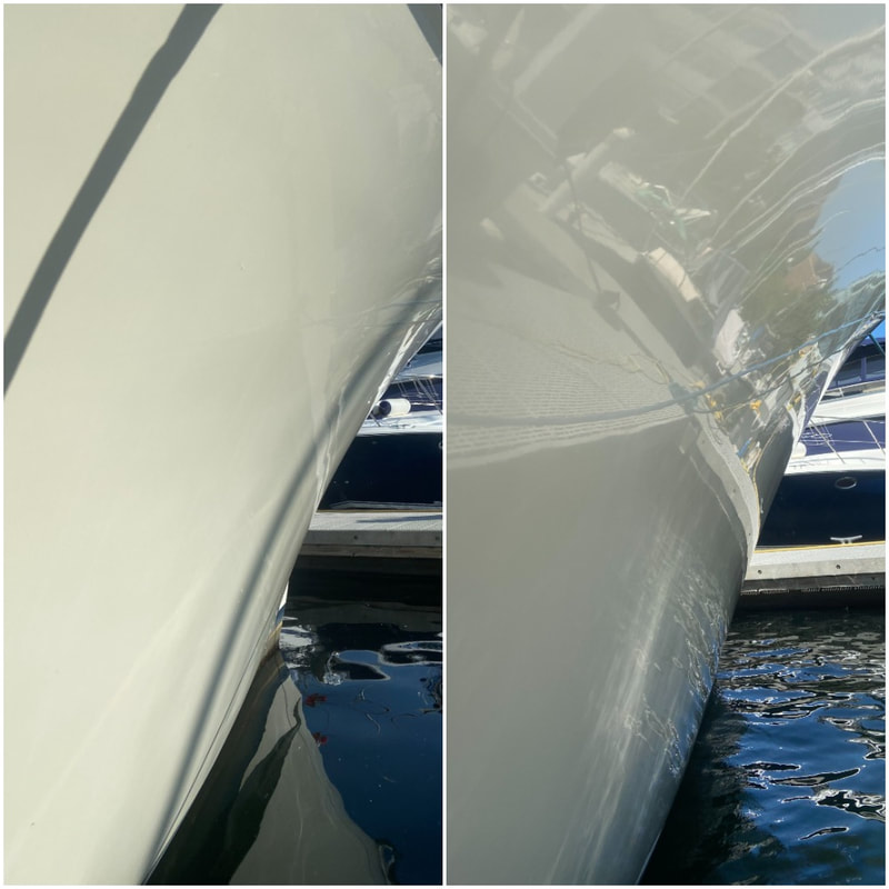 Boat Buffing, Compounding and Polishing services