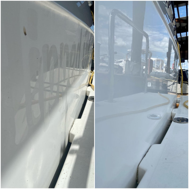 hull repair on fiberglass boat