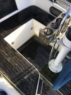 Interior Boat Cleaning Before